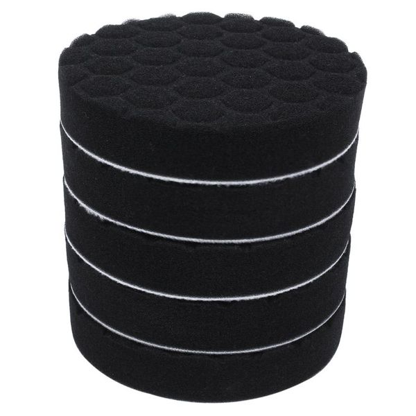 

6inch (150mm) black polishing pad dual action polishing pad sponge buff kits for car polisher pack of 5pcs--finish
