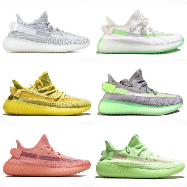 

2019 новая beluga 2,0 v2 clay истинная форма статическая бред желтые semi замороженные синий оттенок kanye west открытый обувь, Black