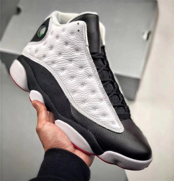 

2020 release 13 he got game 13s men casual shoes for men women authentic true red 414571 -104 real carbon fiber athletic sneakers, Black