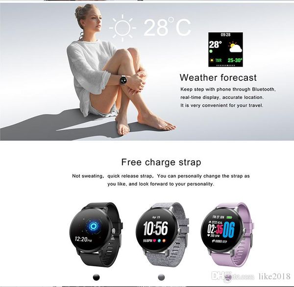 

new colmi v11 smart horloge ip67 waterdicht gehard glas activiteit fitness tracker hartslagmeter rand mannen vrouwen smartwatch