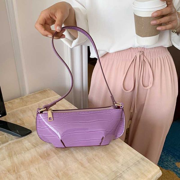 

new solid color small pu leather shoulder bags for women 2020 handbags female travel totes lady fashion hand bag