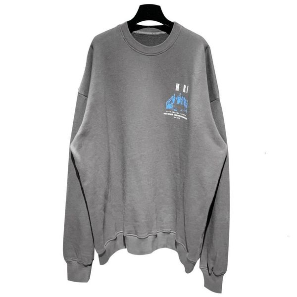 

luxury european sweater loose round neck long-sleeved hoodie couple women and mens designer sweater s~xl hfxhwy045, Black