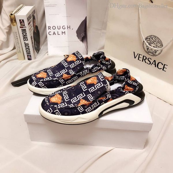 

high men s casual shoes new fashion sports leather men and classic flat wan1, Black;red