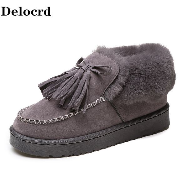 

35-40 new sewing bag handmade short tube snow boots female warm winter short boots casual warm women's cotton shoes, Black