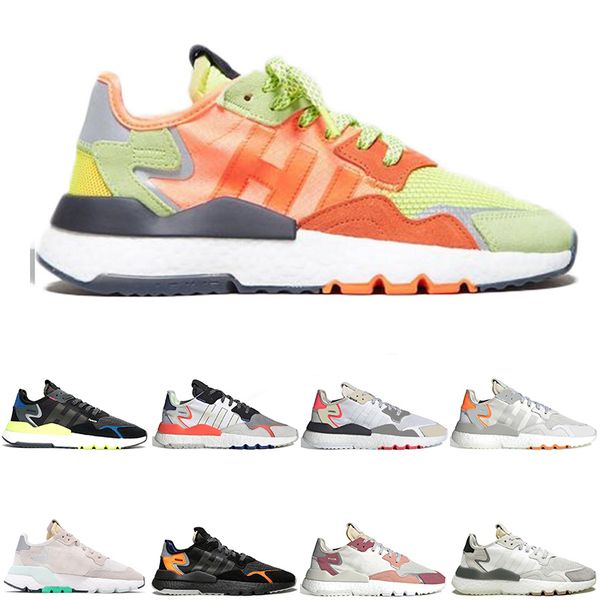 

mens trainer nite jogger night running shoes for men fashion 3m popcorn designer shoes sport casual walking outdoors athletic sneakers 36-45, White;red