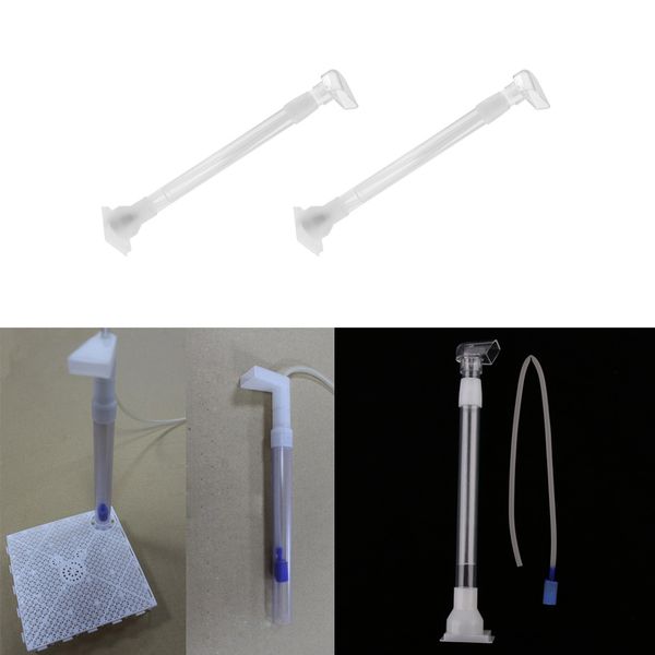 

2 pcs aquarium bottom filter plate accessory tank undergravel intubation tube