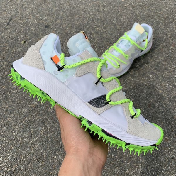 

New authentic off zoom terra kiger 5 athlete in progre men running hoe white metallic ilver ail afety orange neaker cd8179 100