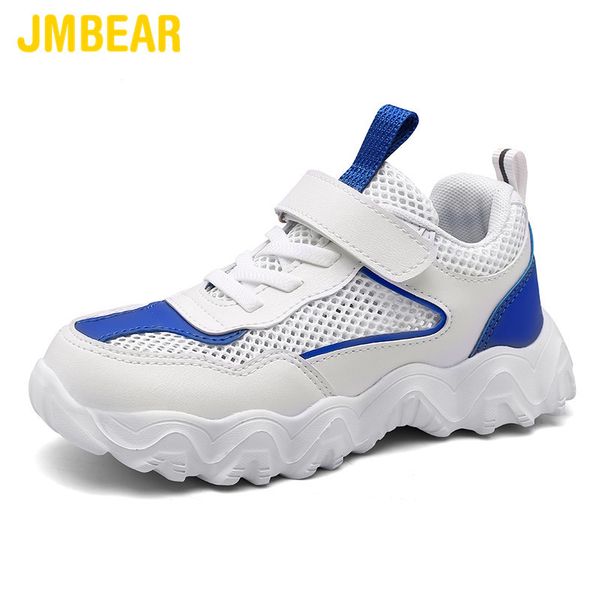 

jmbear children's shoes new summer fashion trend wild mesh breathable soft bottom non-slip casual sneakers 6608 t200507, Black;red