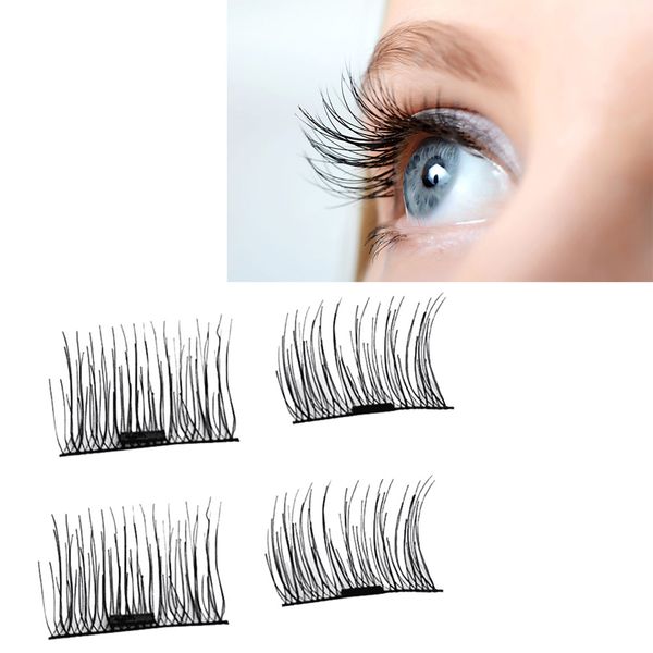 

mink eyelashes 3d mink hair lashes new ultra-thin magnetic eye lashes 3d reusable false magnet faux cils magnetique #y4