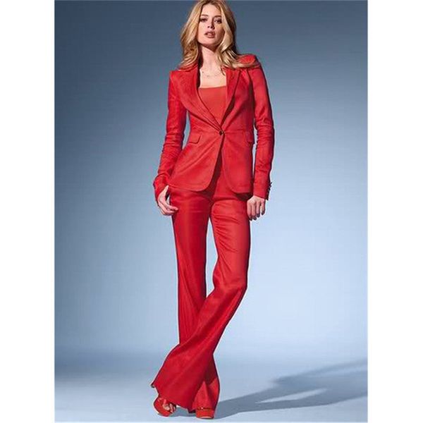 Compre Pantalones Formales Rojos A Medida Trajes Para Bodas Trajes