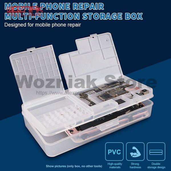 

sunshine ss-001a mobile phone lcd screen mainboard ic parts repair multi-function storage box