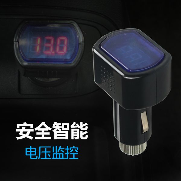 

car mini cigarette lighter voltmeter dc12-24velectric voltage meter 021