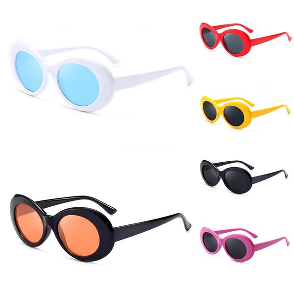 

classic round 3447 hiphop sunglasee for men women sunglass eyewear male oculos to choose with brwon cases #32702, White;black