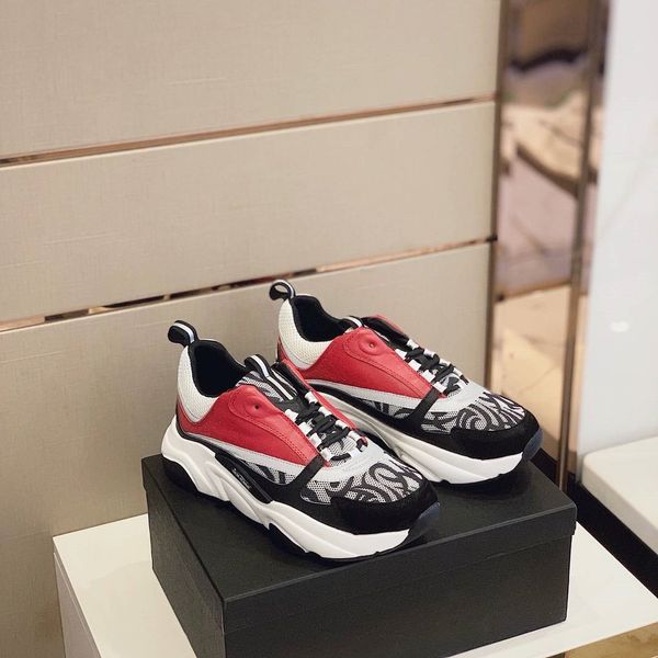 

platform designer luxury shoes men/women casual luxury designer casual shoes new red sneakers real leather, Black