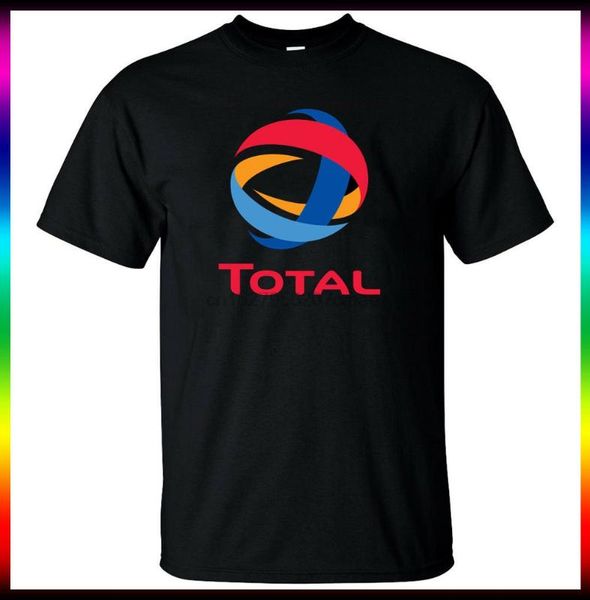 

new total s.a. oil men t-shirt, White;black