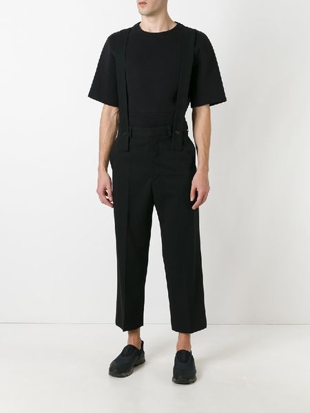 

27-42 2018 new europe and the united states tide men's casual pants personality england harem pants slim jumpsuits, Black