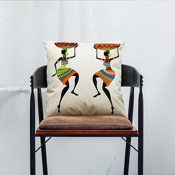 

cotton linen 45*45cm single-side printing car pillowcase office home sofa pillowcase chinese nationality styles pillow covers dh0885 t03