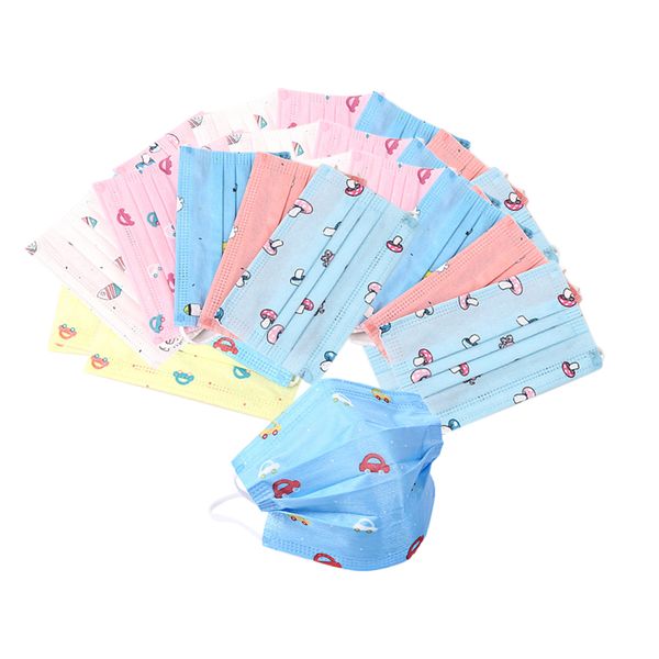 

30pcs kids disposable anti dust mask breathable safety air fog respirator