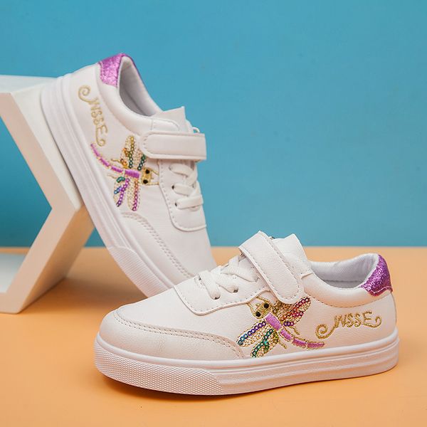 

модная дышащая горячая девушка плоская доска досуг спортивная обувь для девочек бренд дети дети мягкие нескользящие повседневная обувь для м, Black;red