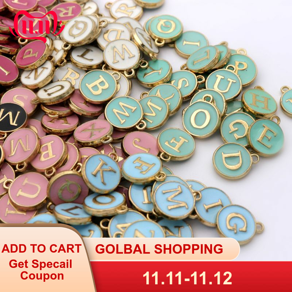 

26pcs tibetan metal enamel aphlete set charm pendant for jewelry making diy necklace bracelet accessories wholesale, Bronze;silver