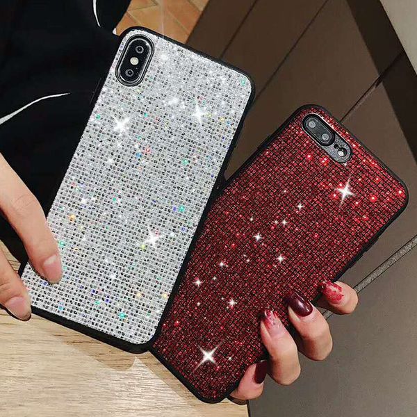 

Применимые блеск решетки полный Алмаз iphone X мобильный телефон оболочки iphone Xs Max / 6