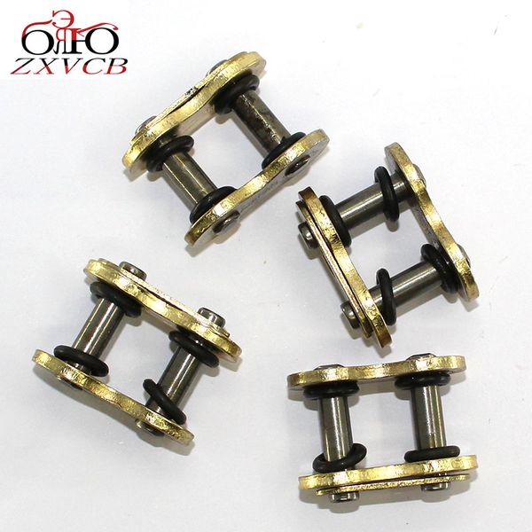 

4 pieces 525hv motorcycle chain parts master linkw connecting /o-ring seal chain buckle