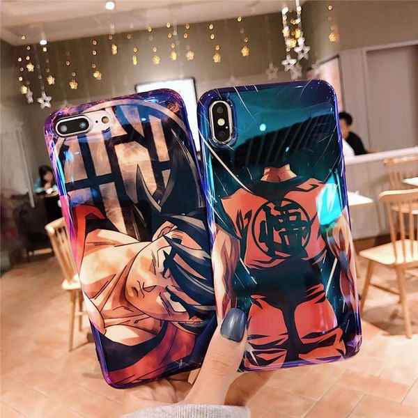 

Оптовая Dragon Ball Z Super DBZ Goku Мода Coque Для iPhone X XR XS MAX 8Plus 8 7Plus 7 6 6 s плюс телефон чехол