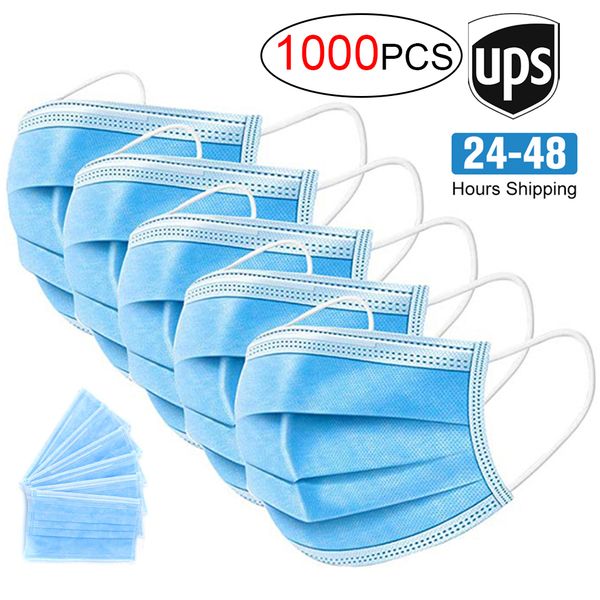 

50 шт earloop одноразовые медиальные маски для лица для защиты от пыли, личного здоровья