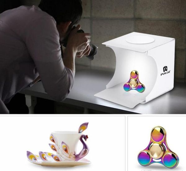 

красного цвета фон Mini Light Box Double LED Light Room Photo Studio фотография освещение тент Backdrop Cube B