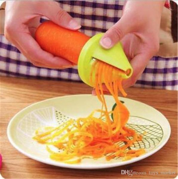 

ручной овощерезка spiralizer спиральные терки вращающиеся гаджеты измельчители овощей резак огурец терка для моркови кухонные принадлежности