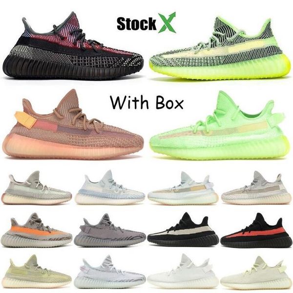

2019 kanye west hyperspace lundmark antlia 2.0 glow black white clay true form star zebra designer shoes sneakers mens womens