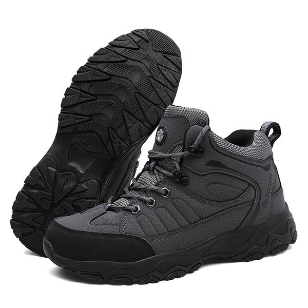 

climbing & fishing shoes men hiking shoes waterproof leather autumn new popular outdoor men high winter boots 49