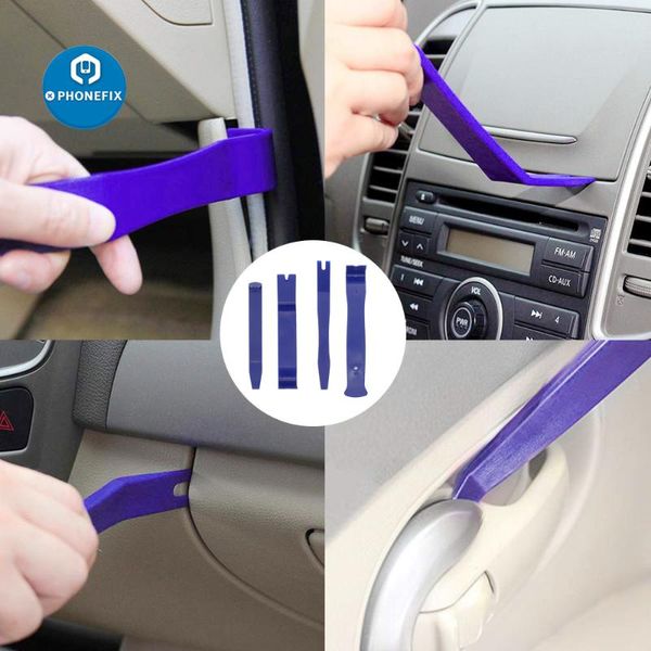 

phonefix 7/12pcs car disassembly tools kit for car door trim panel interior dashboard radio audio installation removal tools