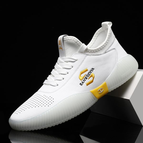 

2020 new style autumn casual canvas shoes korean-style trend sports men's shoes running color tramsparent base versatile trendy