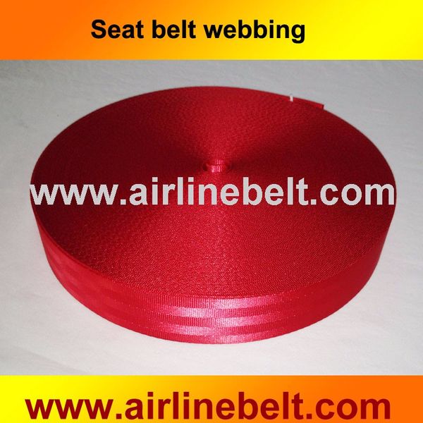 

100 yards per roll 48mm width seat belt webbing safety harness racing safety seat belt for car auto 24 color available