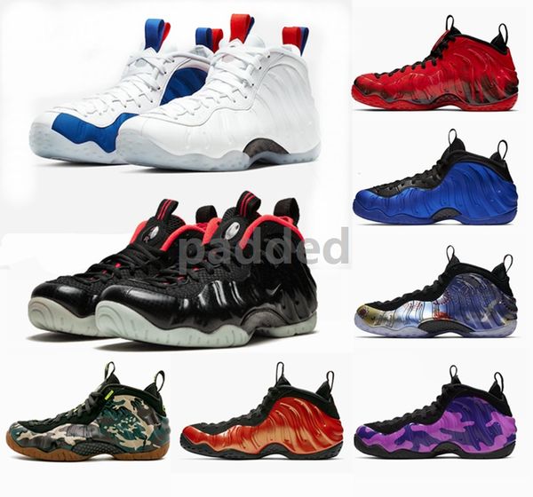 

2019 new arrival vandalized usa green camo foam one penny hardaway mens basketball shoes designer yeeze sports sneakers 7-13, White;red