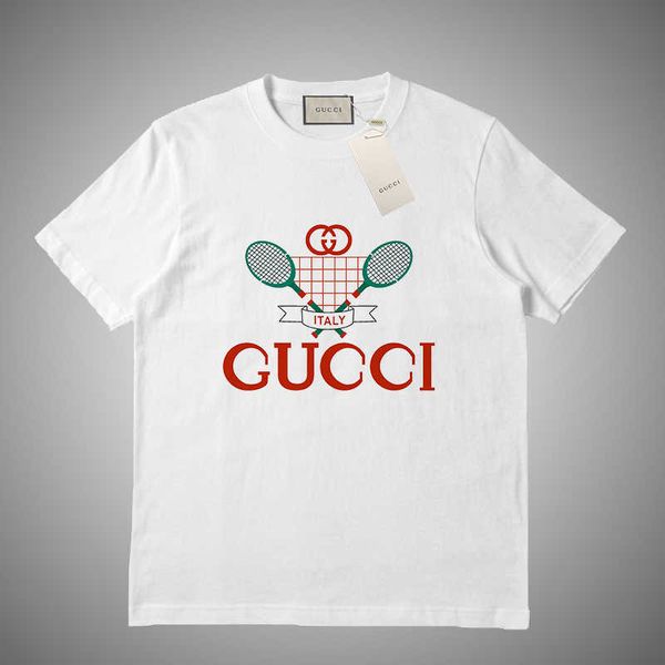 

fashion designer short t-shirt european style men's round neck t-shirt 100% cotton short-sleeved men's women clothes #56136, White;black
