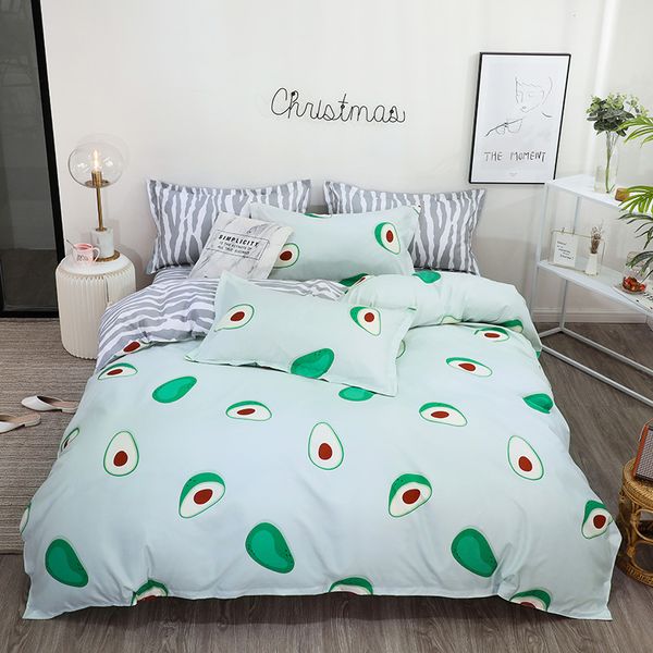 Best Wensd Avocado Bedding Bedroom Sheet Sets Duvet Case 3d Home