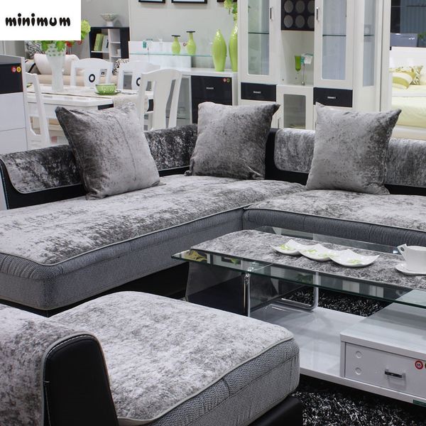 

european style four seasons sofa cover anti-skid leather general plush towel sofa cover modern slipcover ing