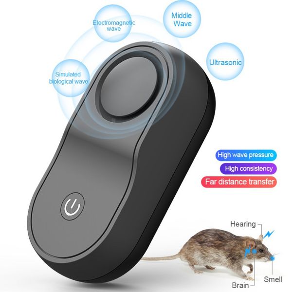

portable electronic ultrasonic pest control repeller plug in insect repellent killer for mouse mosquito cockroach bugs
