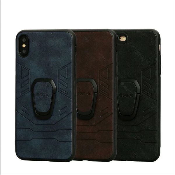 

360 roating finger kickstand tpu case for iphone 11 pro xr xs max phone back full cover for iphone 6 7 8