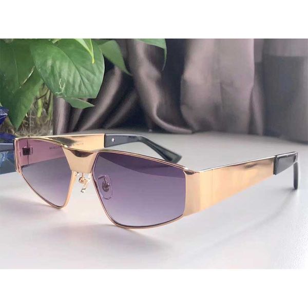 

037 + send original box fashion brand designer sunglasses metal irregular frame large temple design fashion humorous style mos037 / s, White;black