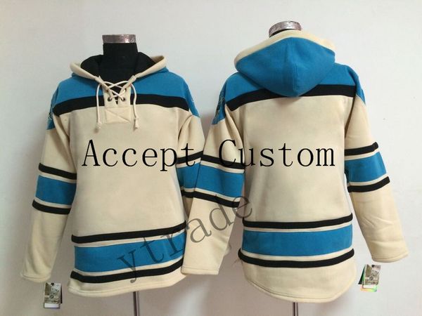 

новые настроенные хоккейные толстовки длинный рукав открытый wear мужчины хоккей выборочная hoodie куртки, Black;red