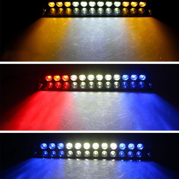 

1 комплект 12 led высокой интенсивности транспортных средств аварийного предупреждения об опасности strobe flash light для даш deck гриль ло
