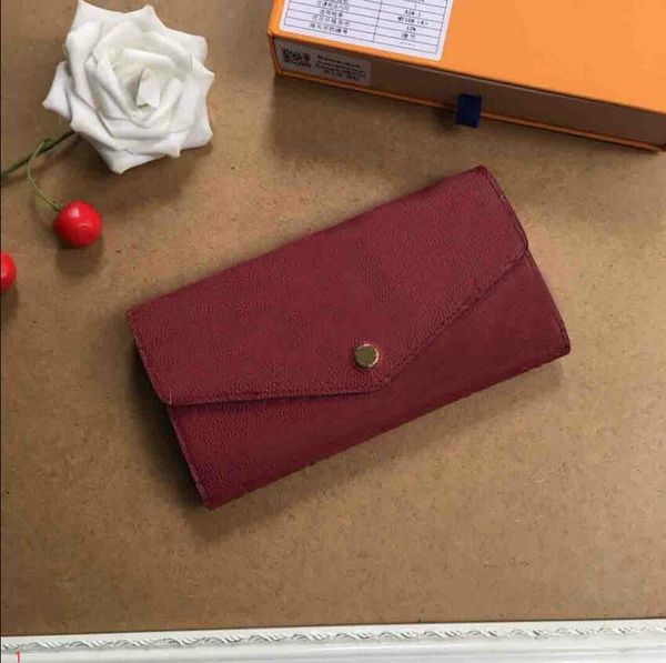

luxury designer brand women wallets womens leather luxury designer wallets envelope style cover plain vintage leather fashion11, Red;black