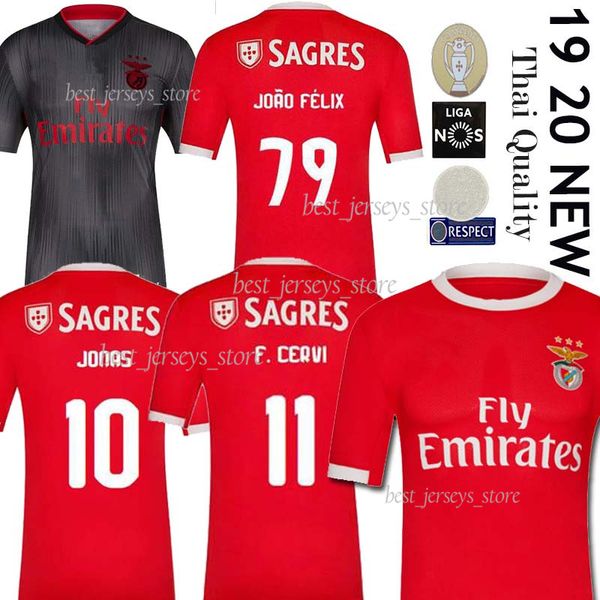 

Thai 2019 SL Benfica Soccer Jerseys JOÃO FÉLIX Football Shirt GRIMALDO RUBEN DIAS 19 20 PIZZI RAFA JONES SEFEROVIC Men+Kids Uniforms