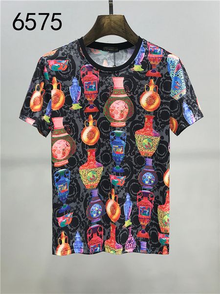 

2020 men's summer t-shirt leisure black t-shirt logo alphabet pattern print model real pgraph men's designer jacket07