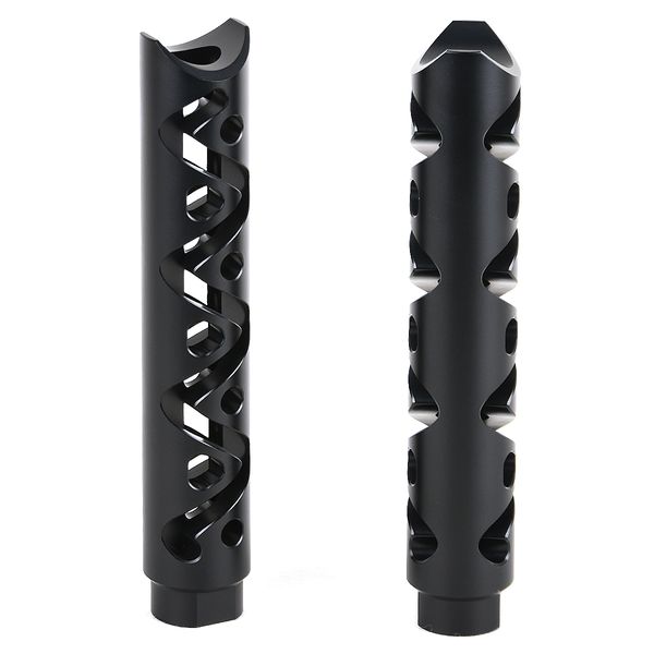 

7 inch tactical muzzle brake compensator 9mm 1/2x28 unef thread with crush washer