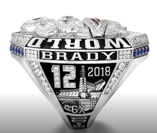 

wholesale new england 2018 - 2019 season patriot s championship ring, Golden;silver