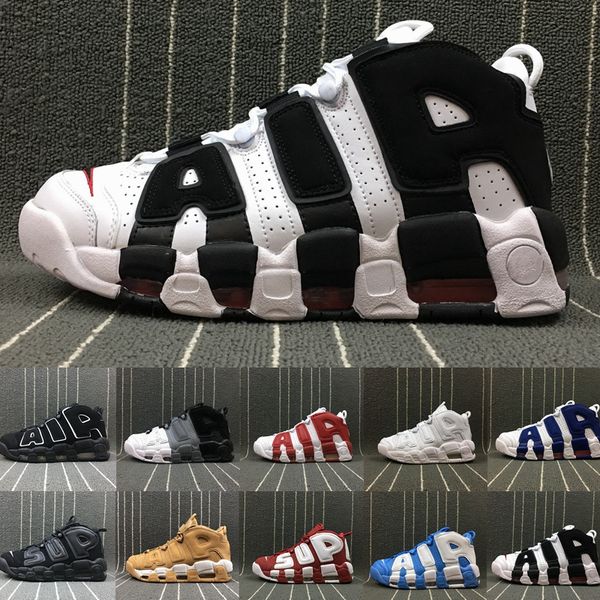 

new air more uptempo 96 qs sneaker mens basketball shoes for men womens trainers sport scottie pippen shoes uptempos sneakers size 13